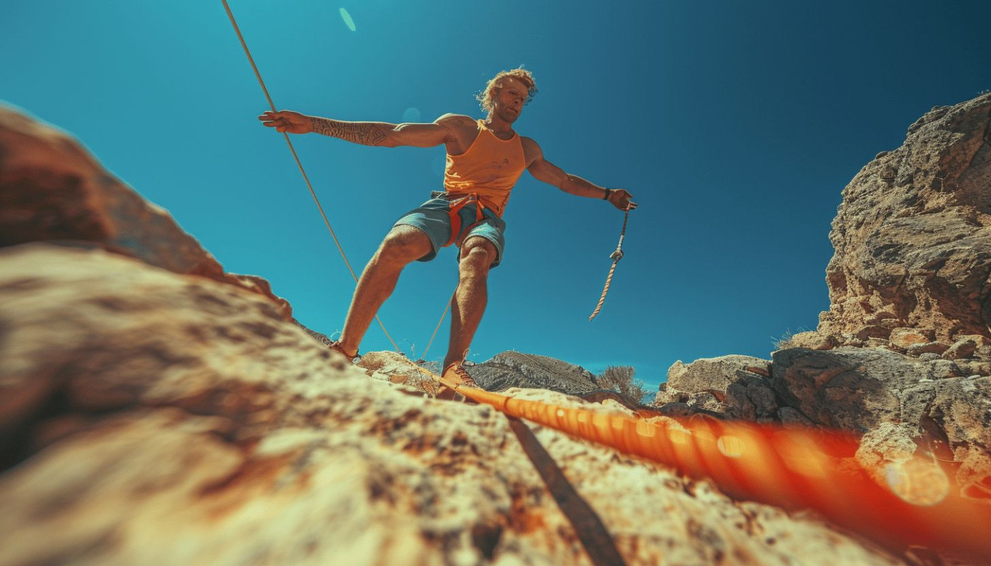 Comment la slackline améliore l'équilibre des athlètes dans les sports extrêmes